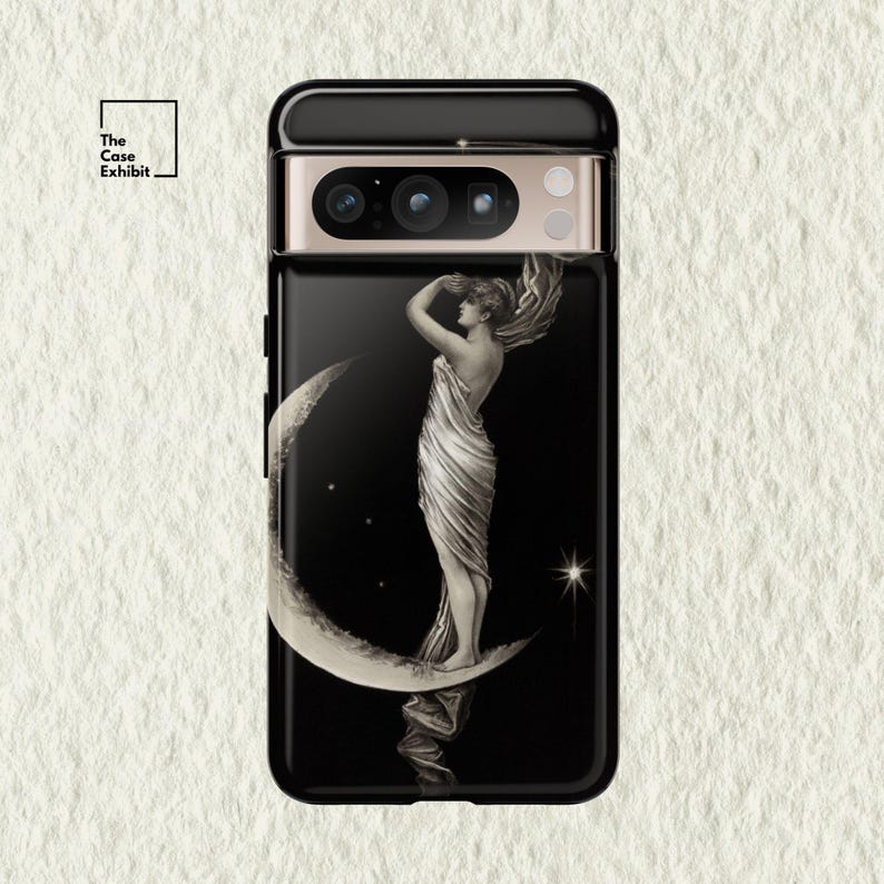 Geo. H. Walker "The Universal Favorite" | Celestial Art Phone Case for iPhone, Samsung, Google Pixel | Elegant Moonlight Design afbeelding 5