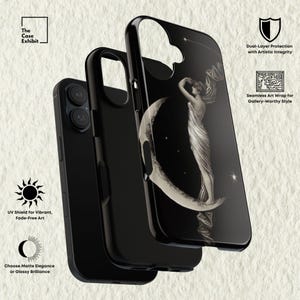 Geo. H. Walker "The Universal Favorite" | Celestial Art Phone Case for iPhone, Samsung, Google Pixel | Elegant Moonlight Design afbeelding 2