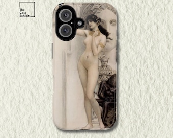 Gustav Klimt "Allegory of Sculpture" | Art Nouveau Phone Case for iPhone Samsung Google