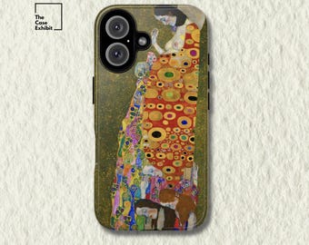 Gustav Klimt "Hope II" | Artistic Phone Case for iPhone Samsung Google | Art Nouveau Gold Masterpiece
