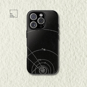 John Brocklesby « Éléments d'astronomie » | Étui pour téléphone système solaire vintage pour iPhone, Samsung, Google Pixel | Impression de carte d'étoile céleste