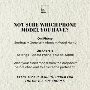 a prompt asking which phone model the user has, with instructions for selecting the correct phone model from the dropdown before checkout.