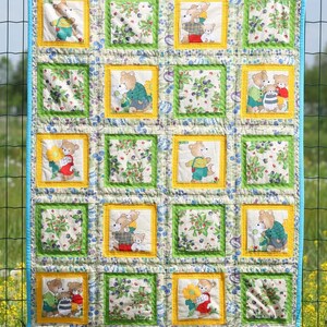 Warm Patchwork Baby Blanket - Handmade Quilt Gift for Newborns, Infants and Kids