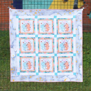 Warm Patchwork Baby Blanket - Handmade Quilt Gift for Newborns, Infants and Kids