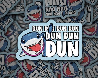 Jeff the Land Shark Sticker, Marvel Rivals, Cute Shark Sticker, Vinyl Sticker, Marvel Sticker, Gaming Sticker, Shark Lover Gift