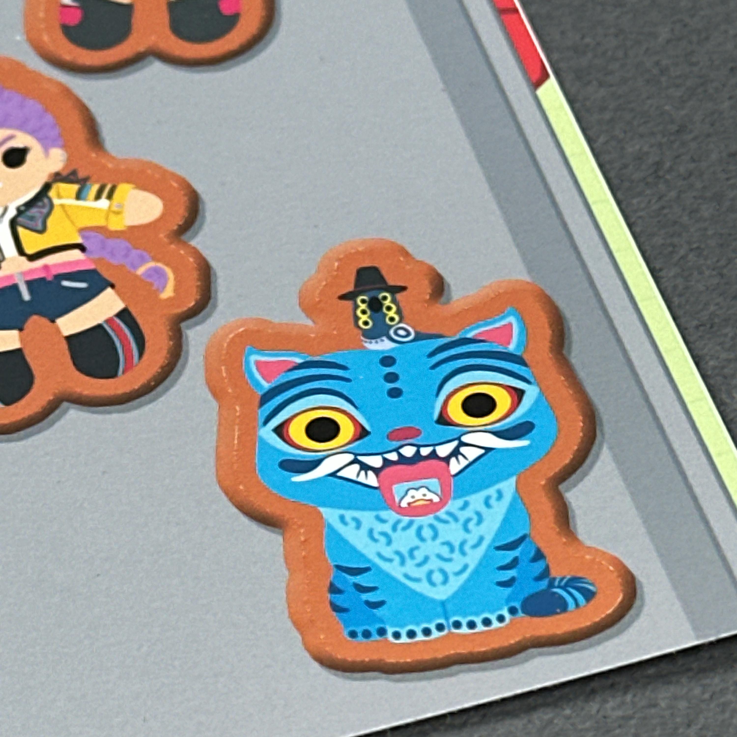 Kpop Demon Hunters Sticker Sheet, Gingerbread Men Stickers, Netflix ...