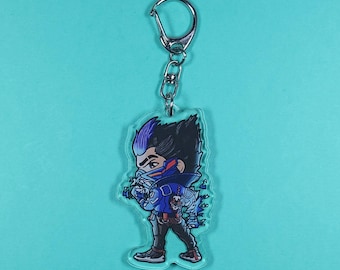 Yoru Valorant Acrylic Charm Keychain, Valorant Agent, Gaming Gift, Fan Art, Cute Ita Bag Charm