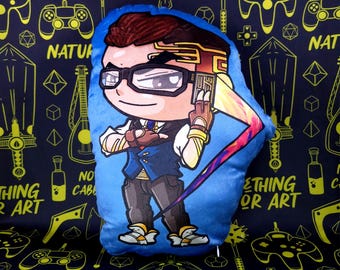 Chamber Valorant Pillow Plush Cute Agent Stuffed Animal Video Game Gaming Gift Fan Art