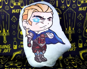 Sova Valorant Pillow Plush Cute Agent Stuffed Animal Video Game Gaming Gift Fan Art