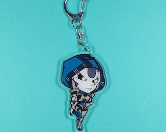 Ash Apex Acrylic Charm Keychain, Apex Legends, Gaming Gift, Fan Art, Cute Ita Bag Charm