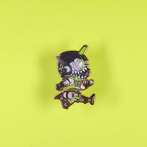 Octane Apex Legends Enamel Pin – Cute Chibi Pinback for Ita Bag | Video Game Fan Art Gift