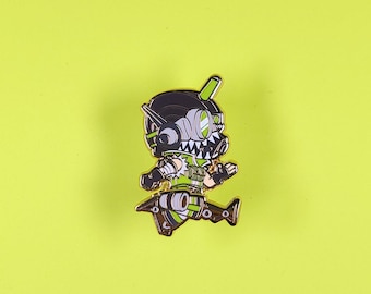 Octane Apex Legends Enamel Pin – Cute Chibi Pinback for Ita Bag | Video Game Fan Art Gift