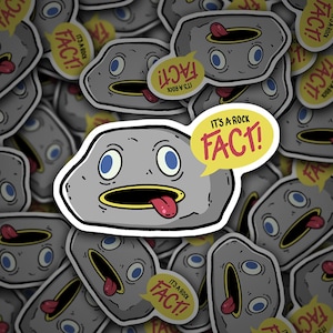 It&#39;s a Rock Fact Sticker, Over the Garden Wall, Cute Sticker, Vinyl Sticker, Gift