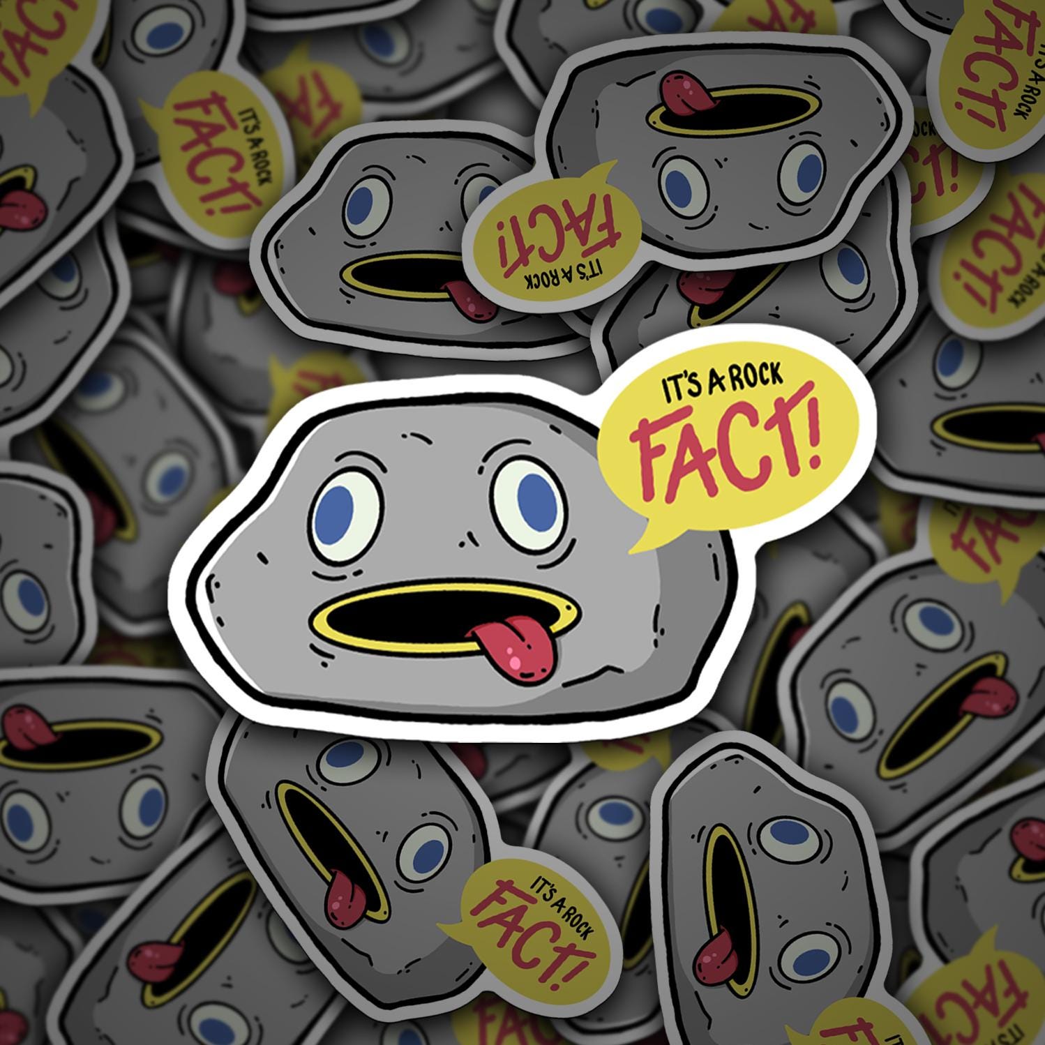 This Rocks Sticker It's a Rock Fact Sticker, Over the Garden Wall, Cute Sticker, Vinyl ...