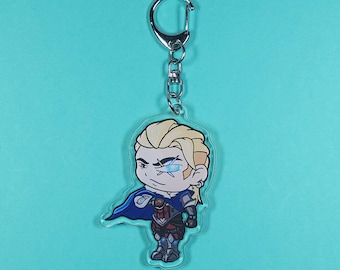 Sova Valorant Acrylic Charm Keychain, Valorant Agent, Gaming Gift, Fan Art, Cute Ita Bag Charm