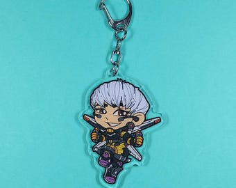Valkyrie Apex Acrylic Charm Keychain, Apex Legends, Gaming Gift, Fan Art, Cute Ita Bag Charm