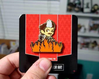 Fuse Apex Enamel Pin Apex Legends Cute Chibi Pinback Ita Bag Video Game Gaming Gift Fan Art