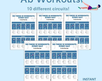 Flat Abs, Flat Tummy, Bodyweight Workout, Abs Workout, Ab Workout