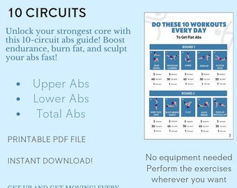 Flat Abs, Flat Tummy, Bodyweight Workout, Abs Workout, Ab Workout - Main Image
