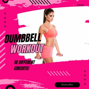 home workout plans, toned arm workout, full body dumbbells, dumbbell challenge, gym workout guide, printable dumbbell workout, pdf digital