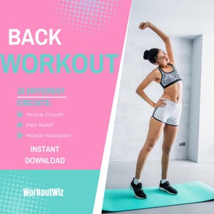 Posture Challenge | Home Workout | Fitness Tracker | Back Beauty | Digital Download | Printable | Instant Download | A4&US Letter