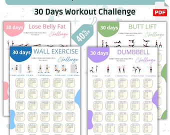 Ensemble d'exercices complets du corps, Entraînements complets du corps, Guide de mise en forme, Ensemble d'exercices d'entraînement, Exercices d'entraînement imprimables, Entraînement à domicile