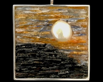 Mosaic Jewelry - Gemstone Sunset Pendant