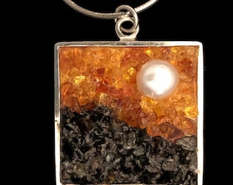 Gemstone Mosaic Pendant