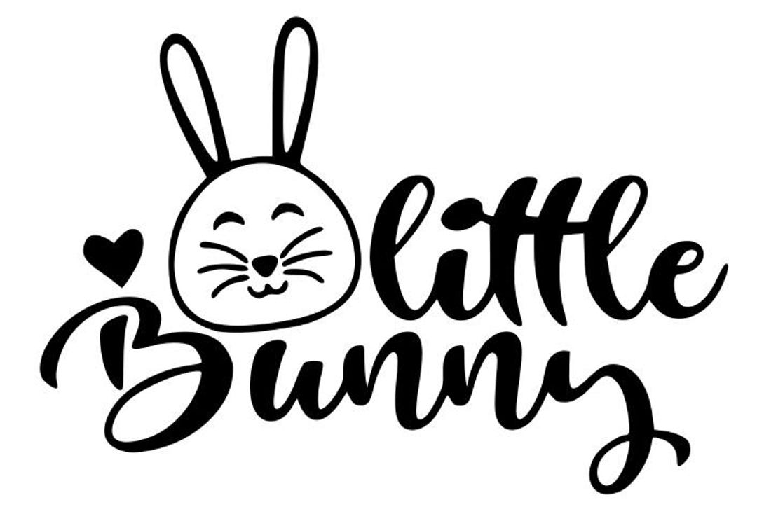 DIGITAL DOWNLOAD - Instant Download SVG Only - Little Bunny Easter Svg ...