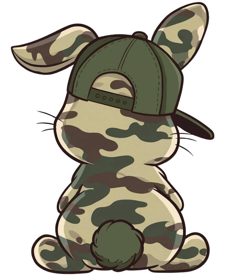 DIGITAL DOWNLOAD - Instant Download Png Only - Egg Hunter, Bunny, Camo ...