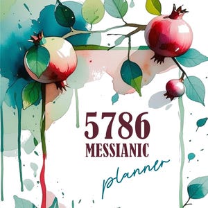 Messianic Calendar 2025 2026 Etsy