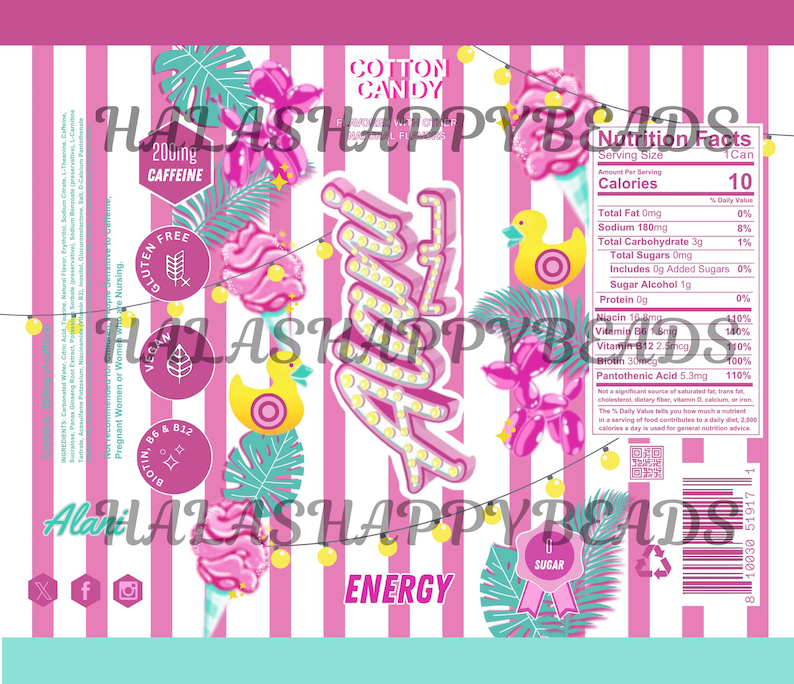 NEW ALANI Cotton Candy Alani Png Tumbler Wrap Design * the Download ...