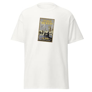 Charles Dickens Four Novels Book Cover Shirt, Vintage Literary Classic Tee, Classic Book Lover Gift