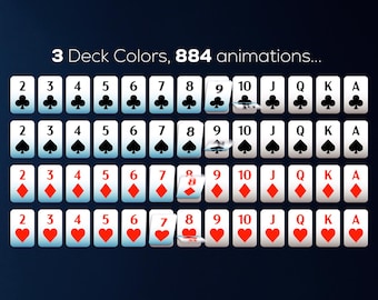 Poker Card Graphic Pack | Deluxe Pack (Great for Social Media Poker Videos)