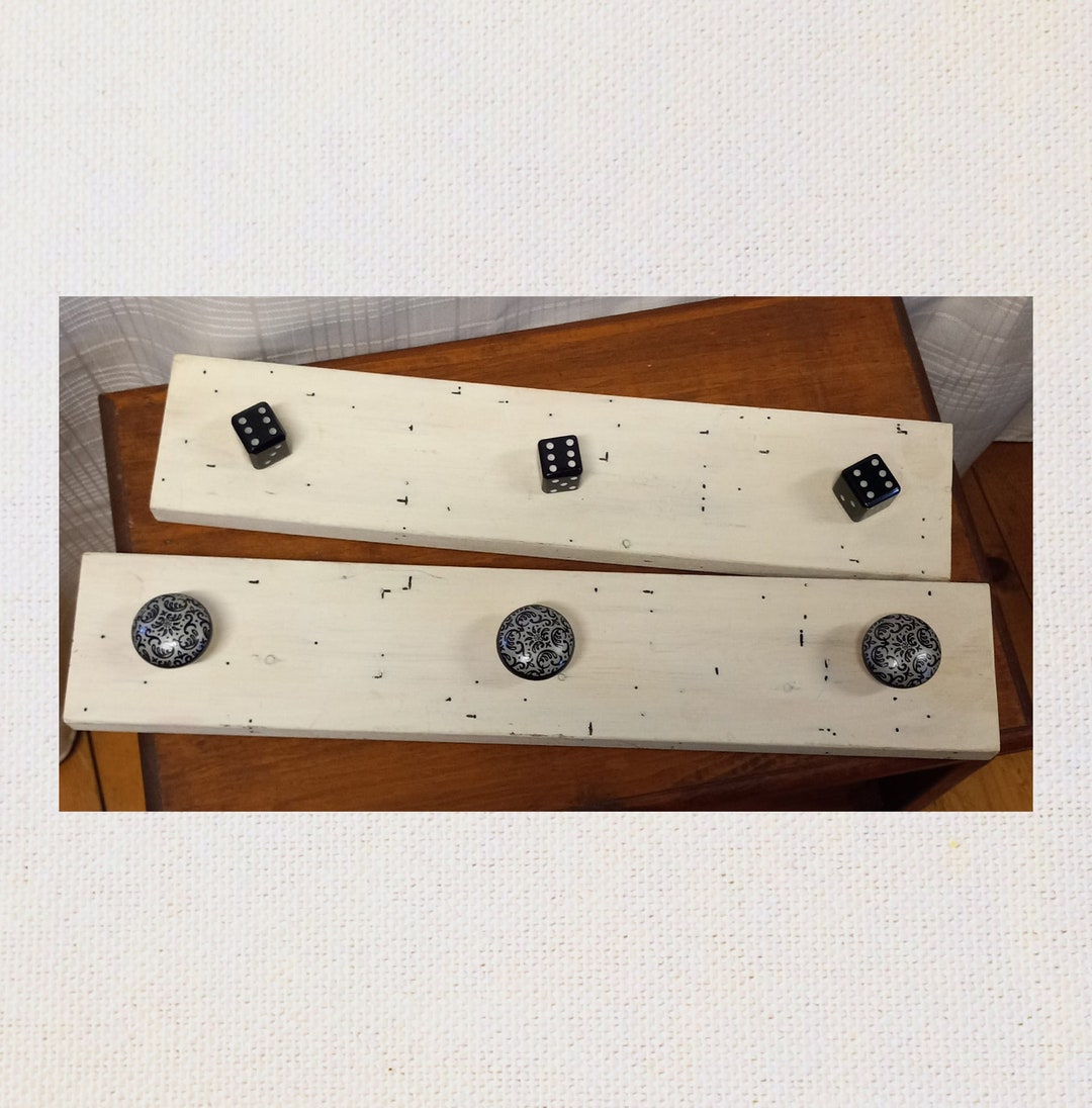 Wood Rack/dice or Knobs - Etsy