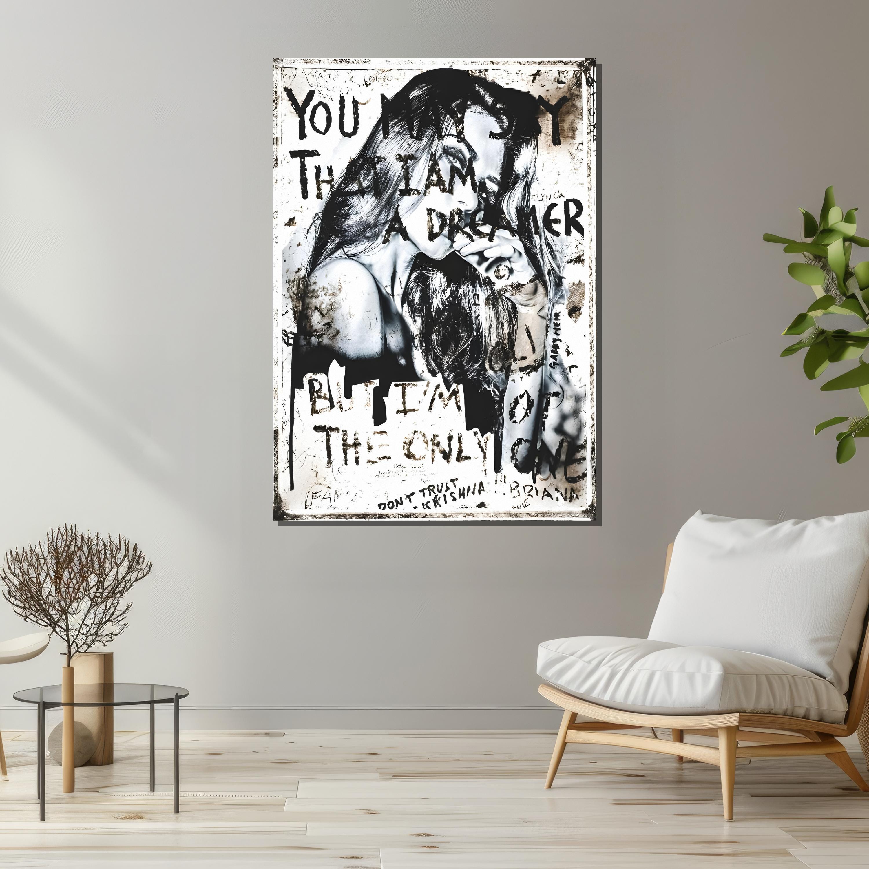 グランジ ドリーマー キャンバスプリント - 大胆なアーバン ストリート