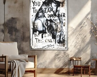 グランジ ドリーマー キャンバスプリント - 大胆なアーバン ストリート