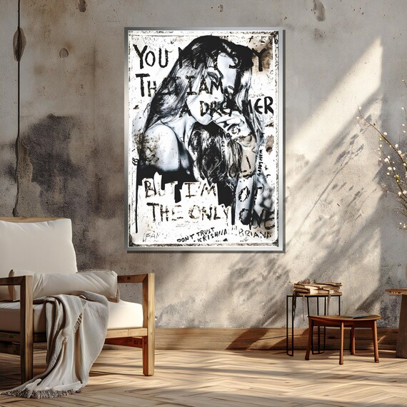 グランジ ドリーマー キャンバスプリント - 大胆なアーバン ストリート