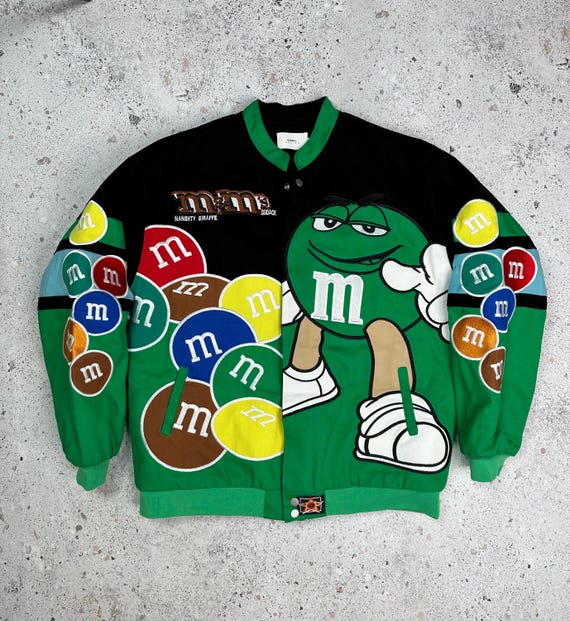 M&ms Nascar Formula Uno F1 Racing Jacket Moto Men XL Green - Etsy UK