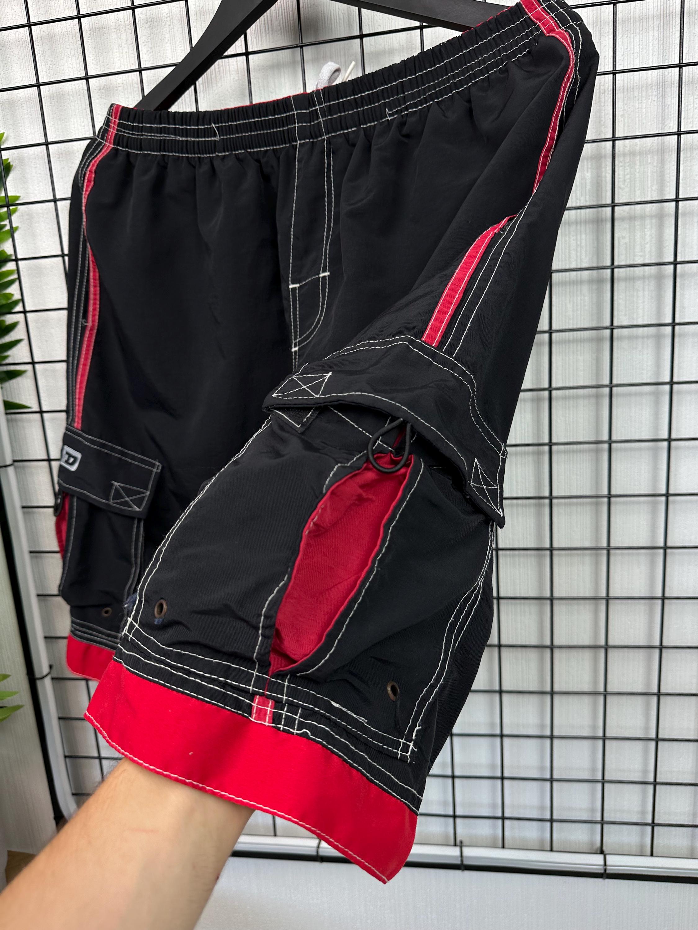 パンツ Zip gimmick Half Cargo Shorts diesel y2k Vintage Diesel Y2K Cargo Shorts Men L XL Black - Etsy