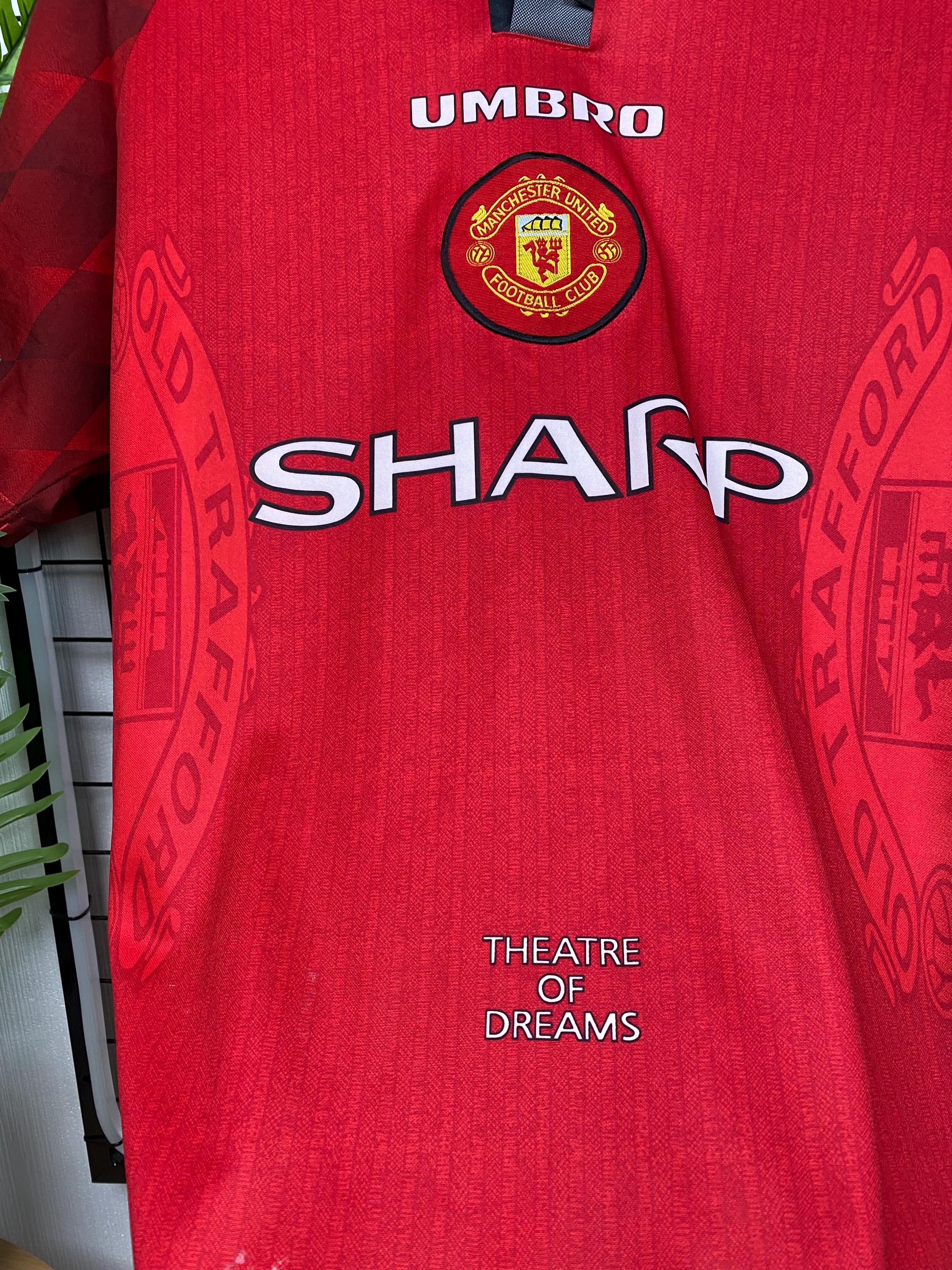 Vintage Umbro Manchester United 1996-98 Soccer Jersey Sharp - Etsy