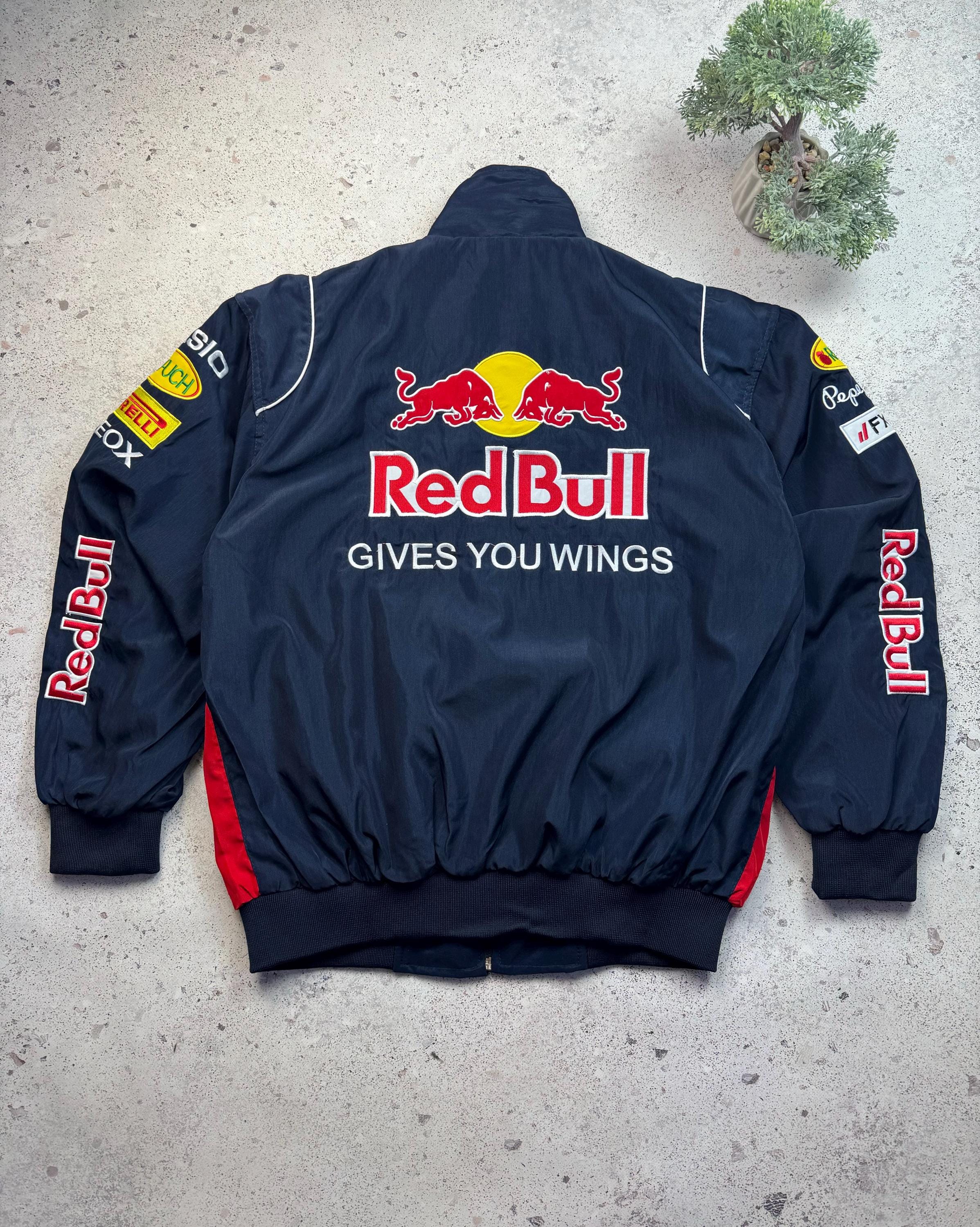 Infinity Red Bull Vintage Racing Track Jacket Og Hype Y2k Rare
