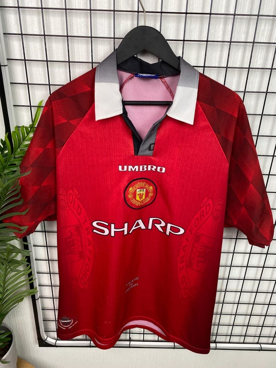 Vintage Umbro Manchester United 1996-98 Soccer Jersey Sharp - Etsy