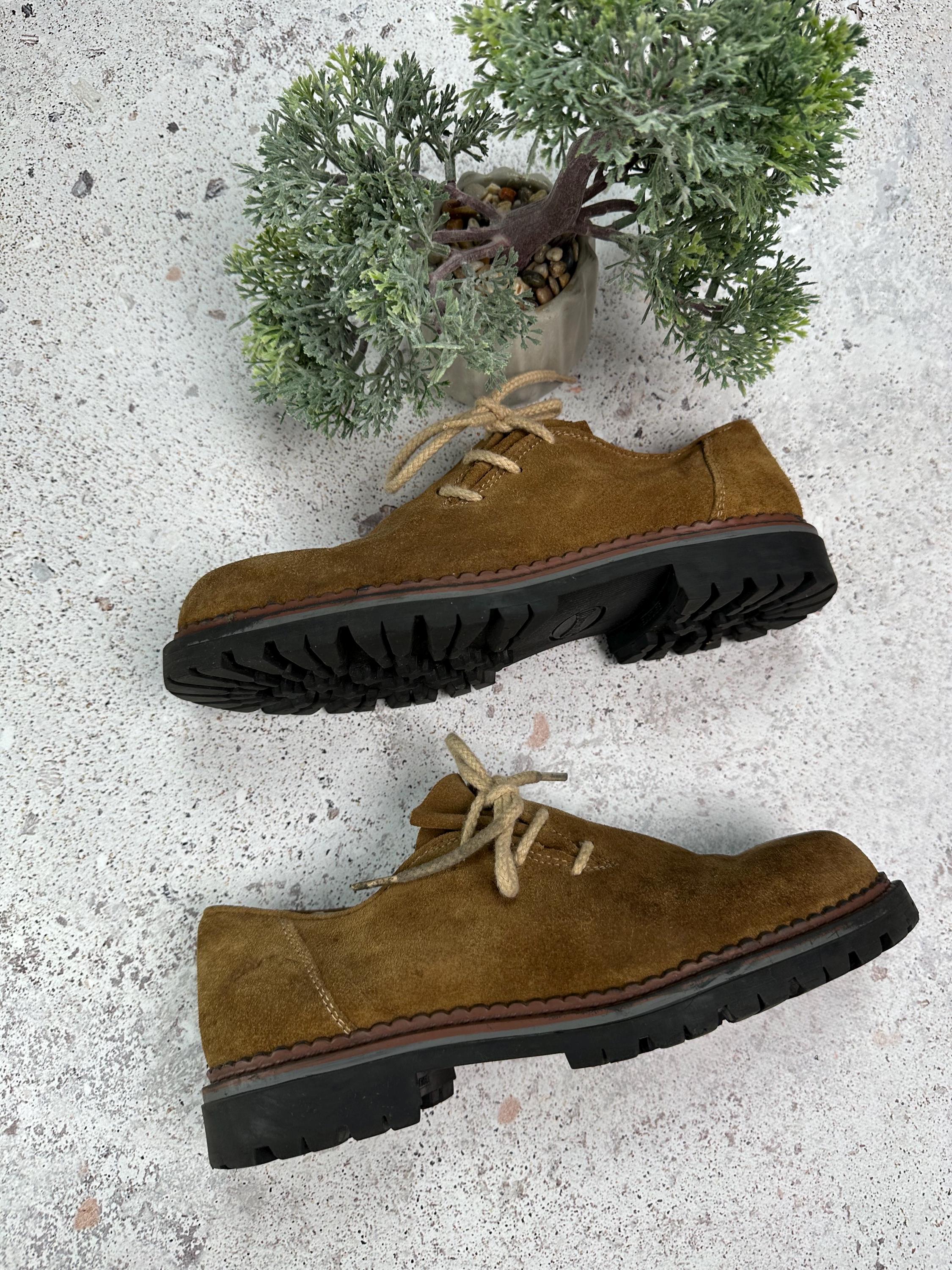 Vintage Stockerpoint Suede Shoes Men 41 Made in Italy 8 