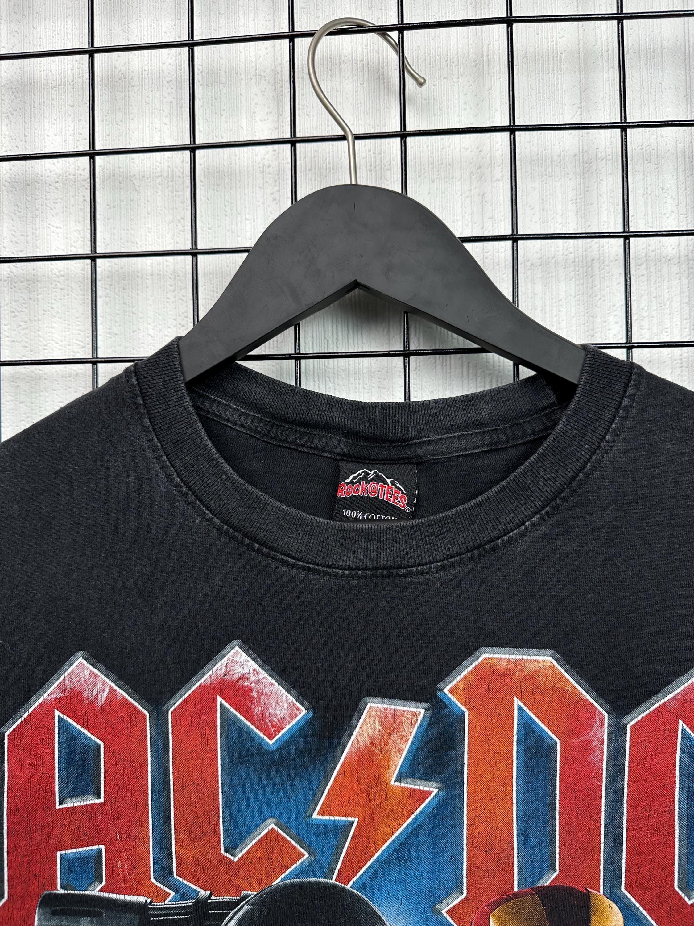 Vintage AC/DC Iron Man 2 Tshirt Promo Movie Ost Men XL Black