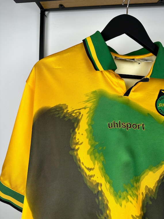 Jamaica Uhlsport 2001/03 Football Jersey Soccer Shirt L Kit