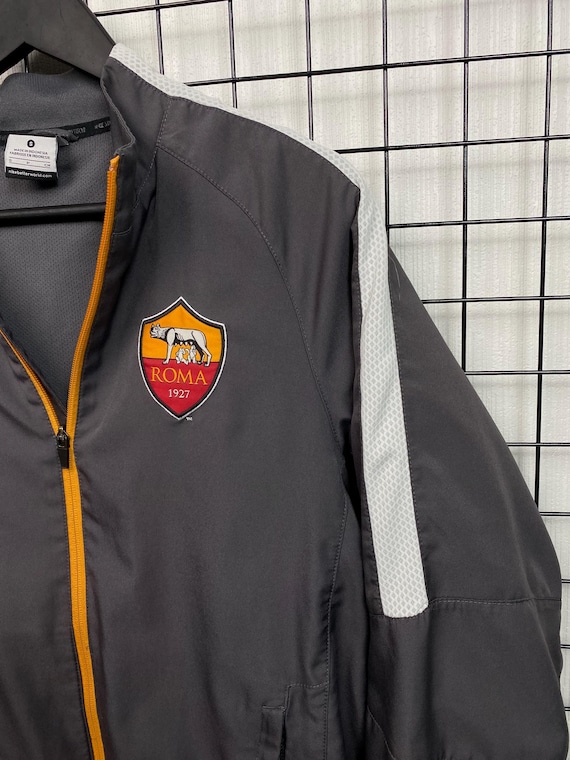 Nike AS Roma ナイキ　ASローマ　テックフリース　XL AC Roma Nike Track Zip Light Jacket Training Men's S Gray - Etsy