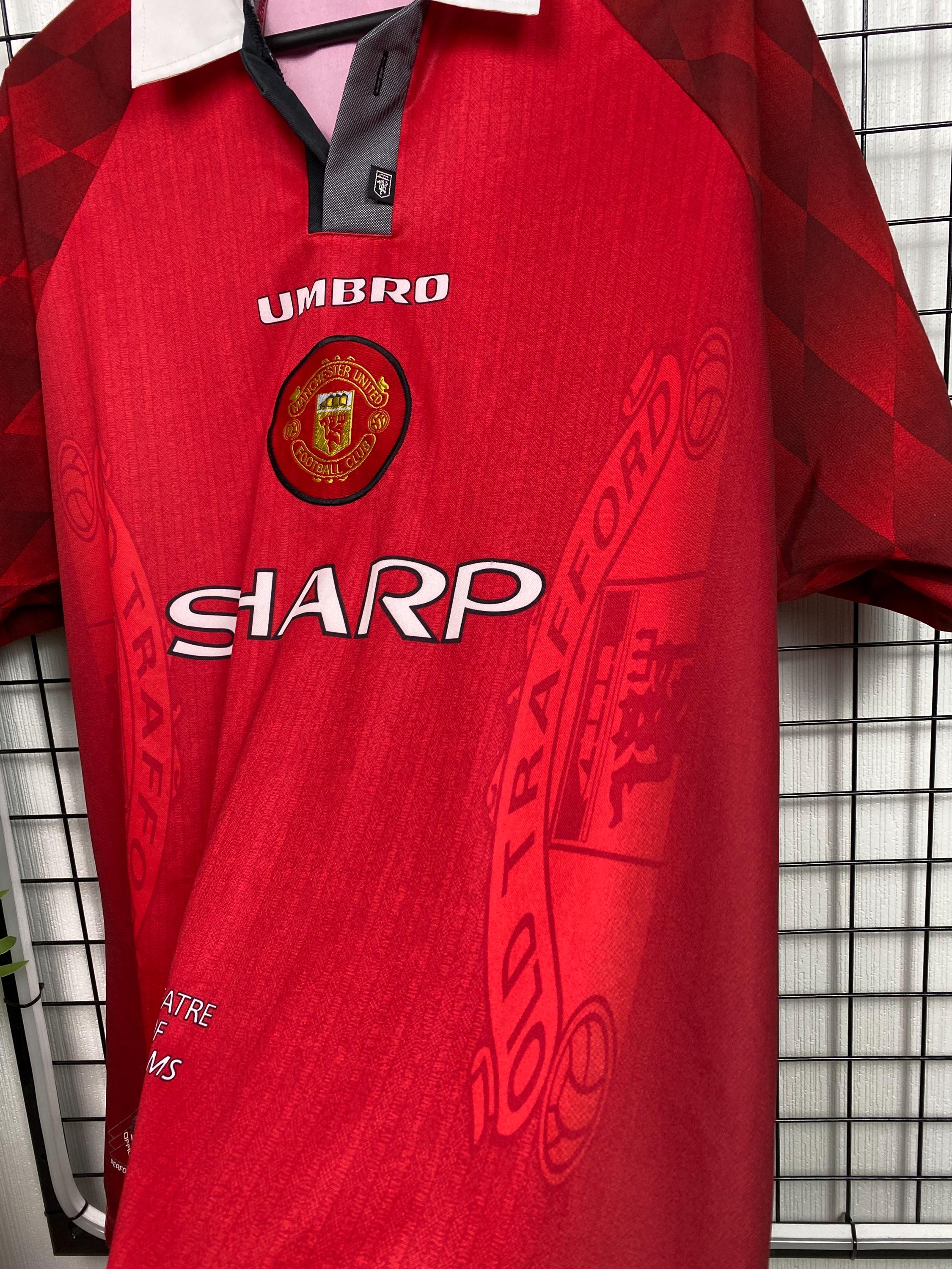 Vintage Umbro Manchester United 1996-98 Soccer Jersey Sharp - Etsy
