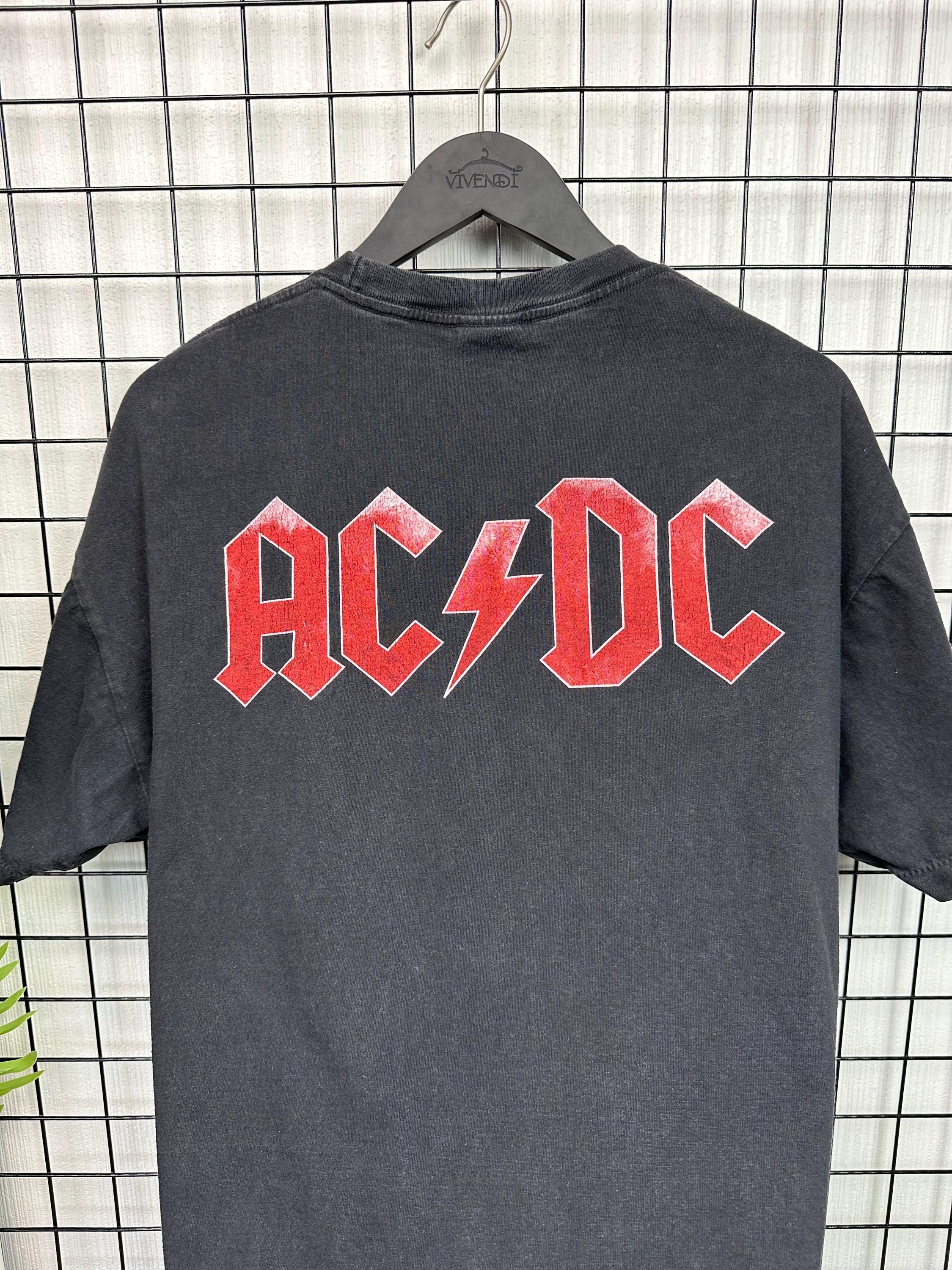 【ヴィンテージ】AC/DC アイアンマン Tシャツ XL Vintage AC/DC Iron Man 2 Tshirt Promo Movie Ost Men XL Black