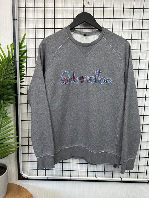 Benetton logo sweatshirt new arrivals